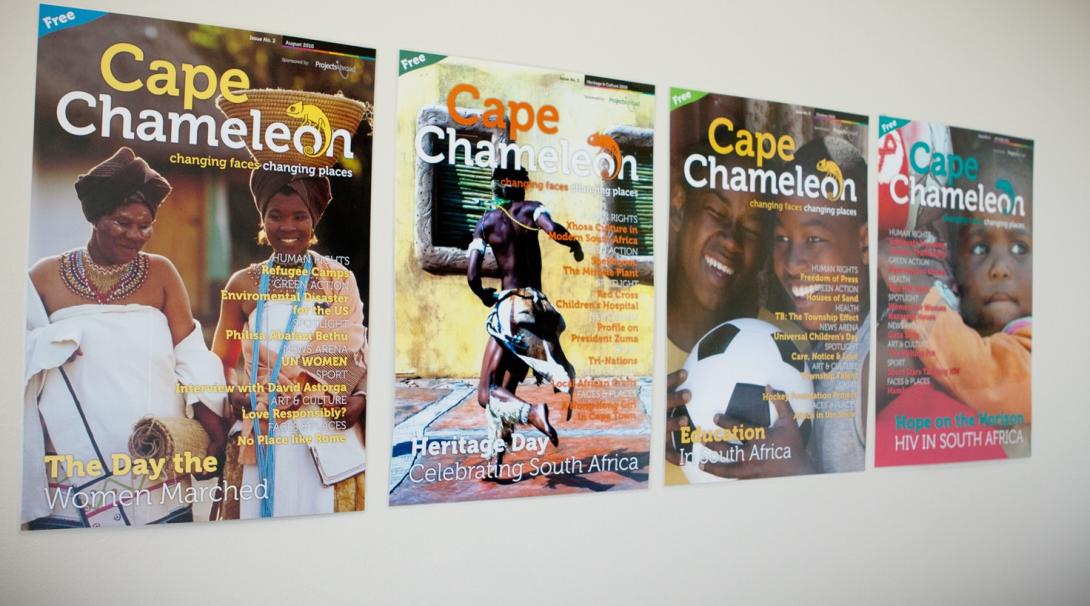 南アフリカ共和国のジャーナリズムインターンシップ活動先ウェブマガジンCape Chameleon 南アフリカ共和国のジャーナリズムインターンが出版を務めるオンラインマガジンCape Chameleon